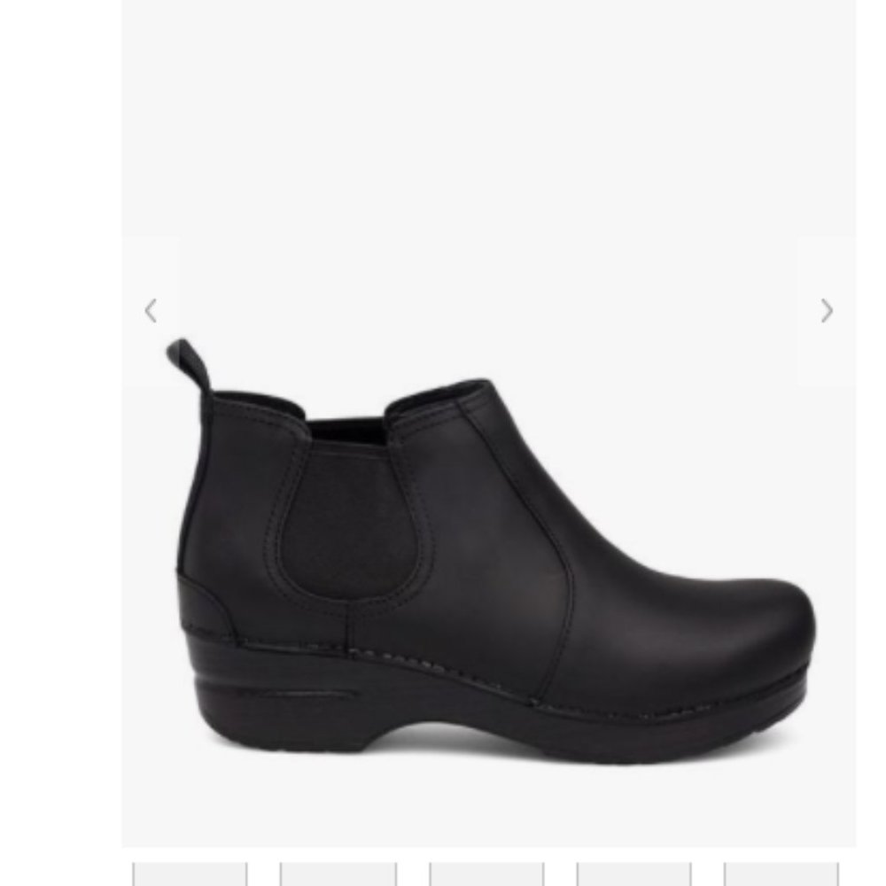 COPY - Black Dansko Booties (Frankie Black Oiled)